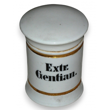Pot de pharmacie \"Extr. Gentian.\"