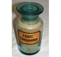 Pot de pharmacie "Fruct. Cardamomi" en