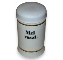 Pot de pharmacie "Mel rosat."