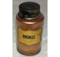 Pot de pharmacie "Bronze" en verre