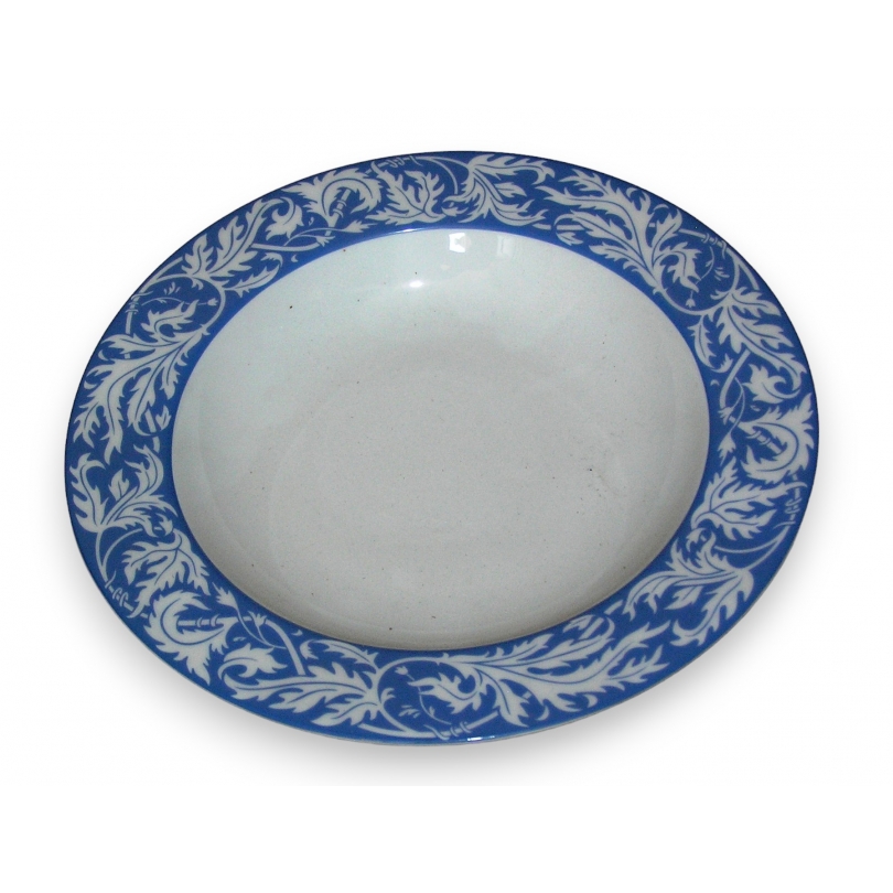  Assiette creuse en porcelaine, décor sur  Moinat SA  - Antiquités décoration