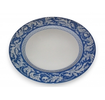 Assiette plate en porcelaine