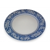 Assiette plate en porcelaine