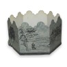 Petit cache-pot hexagonal en tôle