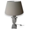 Lampe, modèle Tempo, pied en fonte sur  Moinat SA  - Antiquités décoration