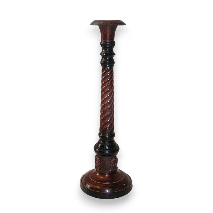 Brass candle holder, brown, from  Moinat SA  - Antiques and home décor