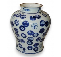Vase MINGH avec col en porcelaine