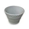 "Bamboo" plant pot in white porcelain at  Moinat SA  - Antiques and home décor