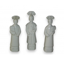 Set de 3 "Palaces Lady" en porcelaine