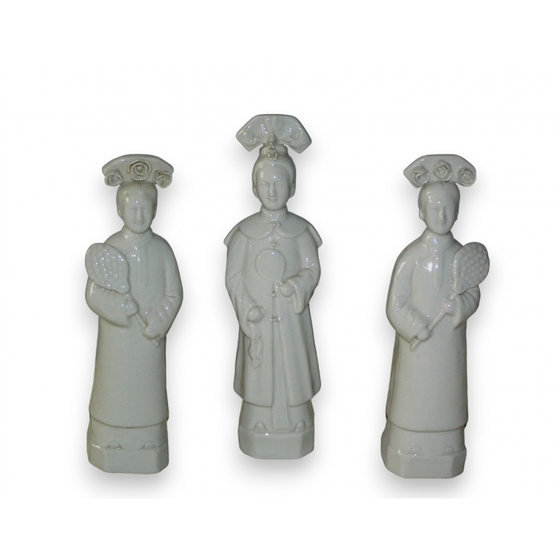 Set de 3 "Palaces Lady" en porcelaine