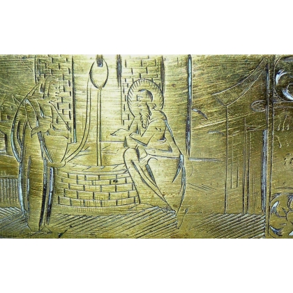 Small brass tobacco box by  Moinat SA  - Antiques and home décor