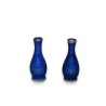  Paire de vases en grès coloris bleu sur  Moinat SA  - Antiquités décoration