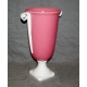 Vase Art Déco en céramique rose