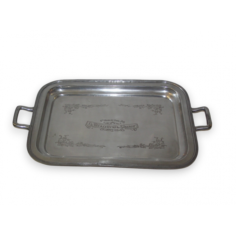 Plateau rectangulaire \"La Brasserie du Square\"