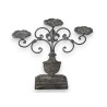 Small 3-candle tin candlestick from Moinat SA – Antiques and home décor