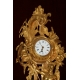 Louis XV ormolu cartel clock.