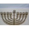 Hebrew candelabrum, 9-flame, brass, by Moinat SA – Antiques and decorative items