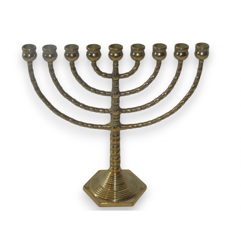 Large Hebrew candelabrum, 9-branched, from  Moinat SA  - Antiques and home décor