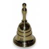 Cloche avec logo en laiton poli