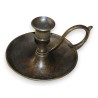 Patinated brass candle holder from Moinat SA – Antiques and home décor