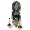 "Queen Anne" bronze mirror wall light at Moinat SA – Antiques and home décor