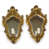 Paire d'appliques-miroir à 1 lumière