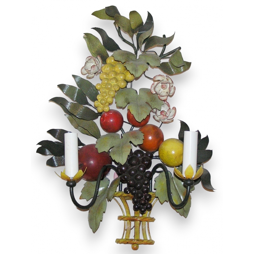  Applique "Fruit de la Passion" en fer sur  Moinat SA  - Antiquités décoration