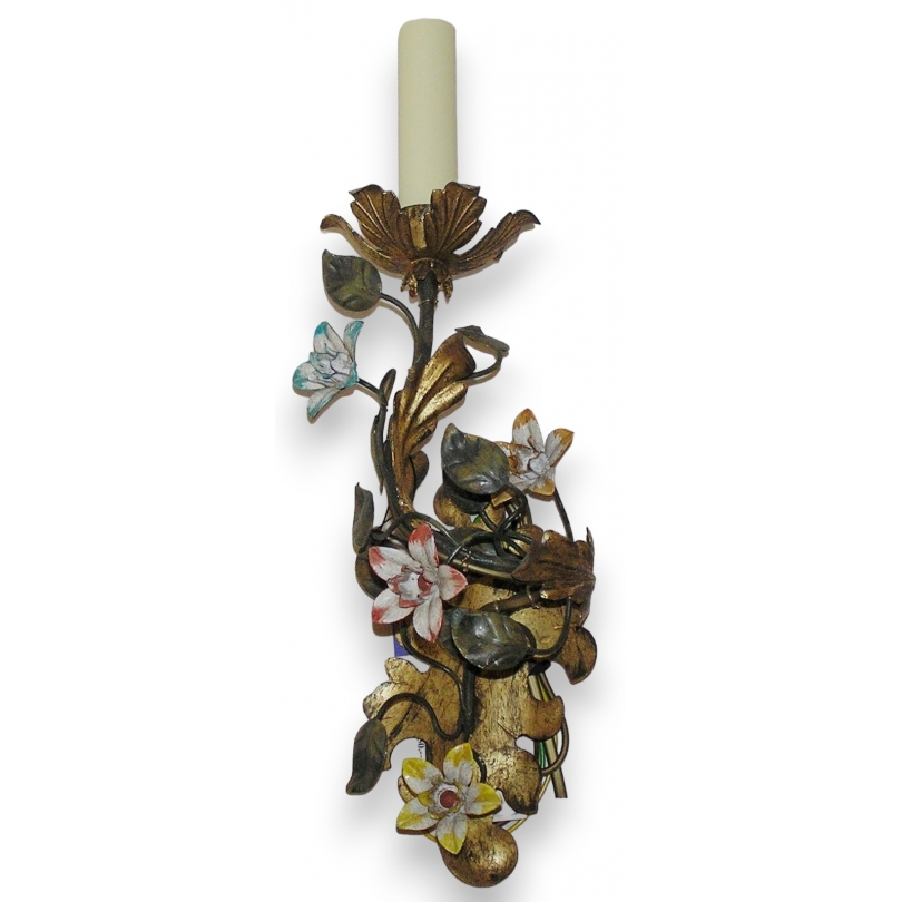  Applique, modèle Fleurs, 1 lumière sur  Moinat SA  - Antiquités décoration