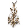 ‘Bouquet of Flowers’ wall light in gilded iron, from  Moinat SA  – Antiques and home décor
