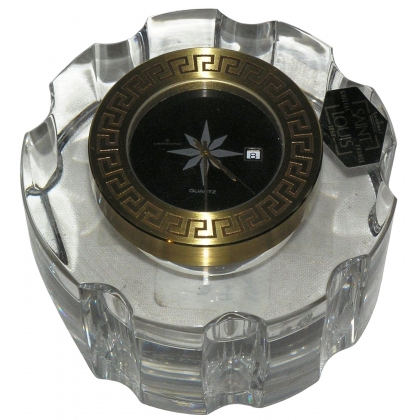 Support de pendule en cristal