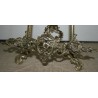 Chevalet style baroque en laiton poli