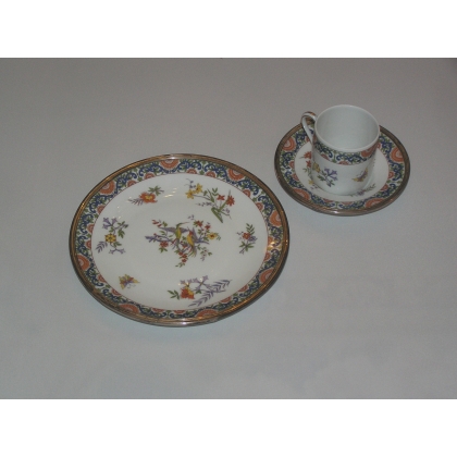 Cup, saucer and  soup plate by  Moinat SA  - Antiques and home décor