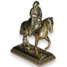 Statuette \"Napoléon à cheval\" en laiton