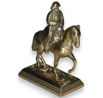 Statuette "Napoléon à cheval" en laiton