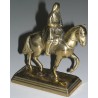 Statuette \"Napoléon à cheval\" en laiton