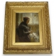 Huile sur toile marouflée sur carton