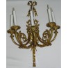 Pair of gilded bronze wall lights, rated 5 out of 5 on Moinat SA – Antiques and home décor