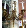Pair of gilded bronze wall lights, rated 5 out of 5 on Moinat SA – Antiques and home décor