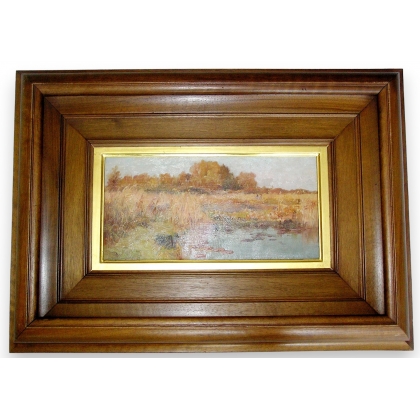 Tableau \"Iterille Marais\" signé DAINVILLE