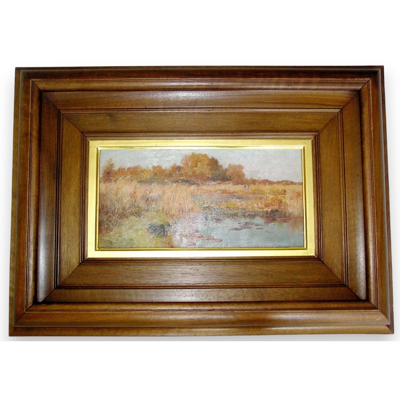Paintings | Oil on panel "Iterille Marais, Moinat SA  - Antiques and home décor