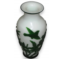 Vase en verre de Pékin