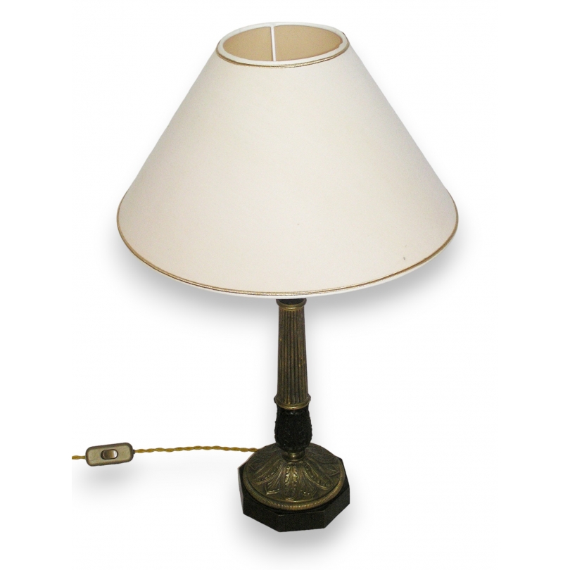  Lampe style Restauration en bronze sur  Moinat SA  - Antiquités décoration