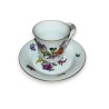 Porcelain cup and saucer from  Moinat SA  - Antiques and home décor
