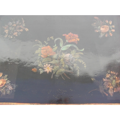  Table Louis XV  avec plateau tôle sur  Moinat SA  - Antiquités décoration