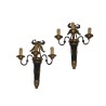 Pair of wall lights in wood and gilded iron, from  Moinat SA  - Antiques and home décor