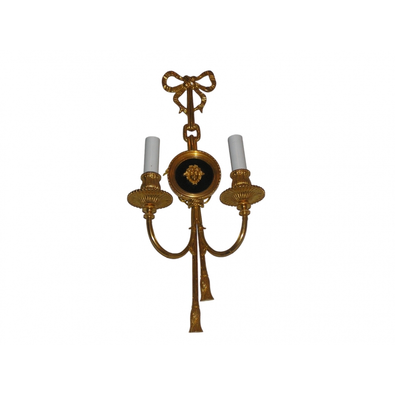 Directoire-style wall light, 2-bulb, from Moinat SA – Antiques and home décor
