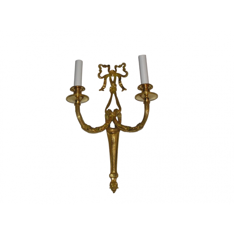  Applique style Louis XVI en bronze sur  Moinat SA  - Antiquités décoration