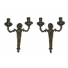 Paire d'appliques style Louis XVI