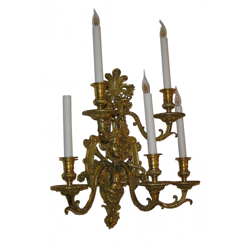  Applique Régence  en bronze doré sur  Moinat SA  - Antiquités décoration