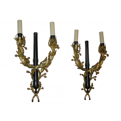  Paire d'appliques style Directoire, sur  Moinat SA  - Antiquités décoration